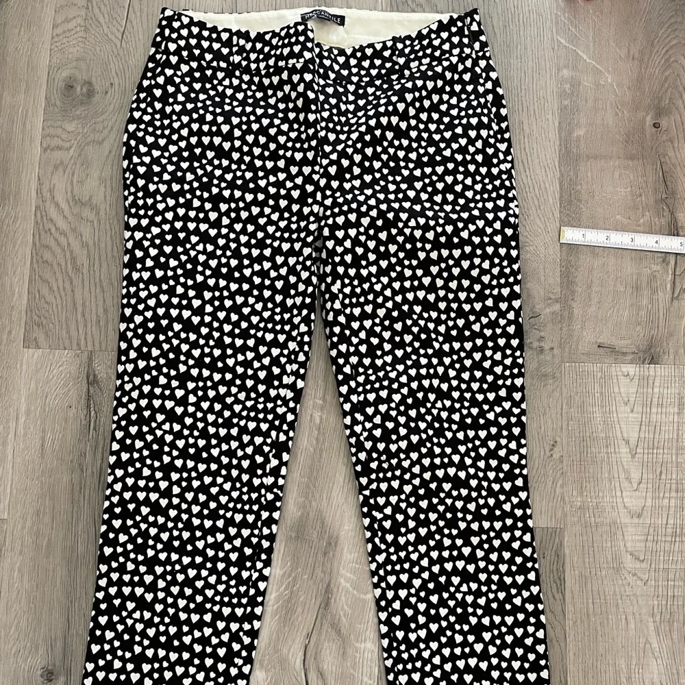 J Crew Marcantile Heart Pants size 0